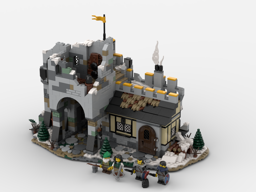 Lego Destroyed Gate