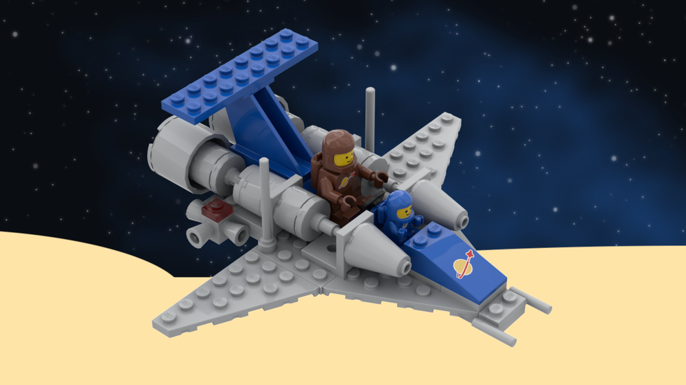 Lego Classic Space Reimagined: X1 Patrol Craft (6861)