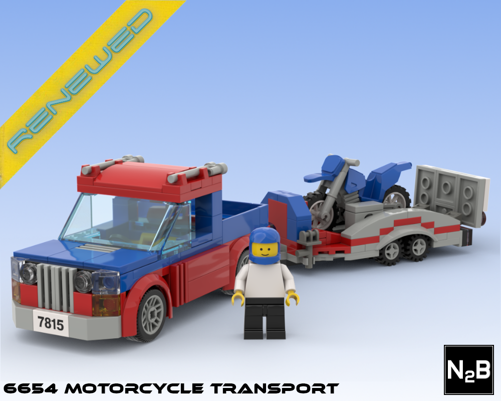 Lego Motorcycle Transport 2018 - MOC 6654