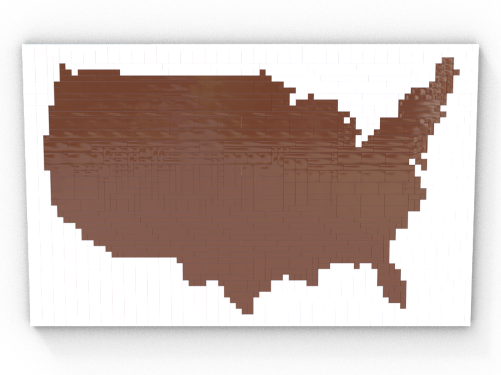 Lego USA Map