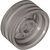 Lego Wheel 30 x 14 / Metallic Silver