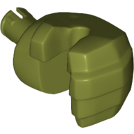Lego Hand Hulk - Left / Olive Green