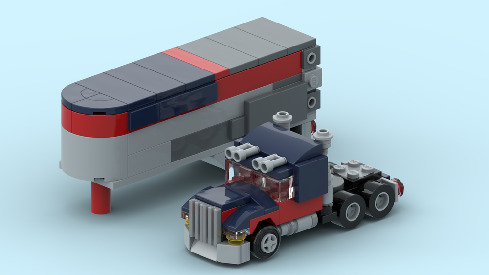 Lego Modern Semi Truck