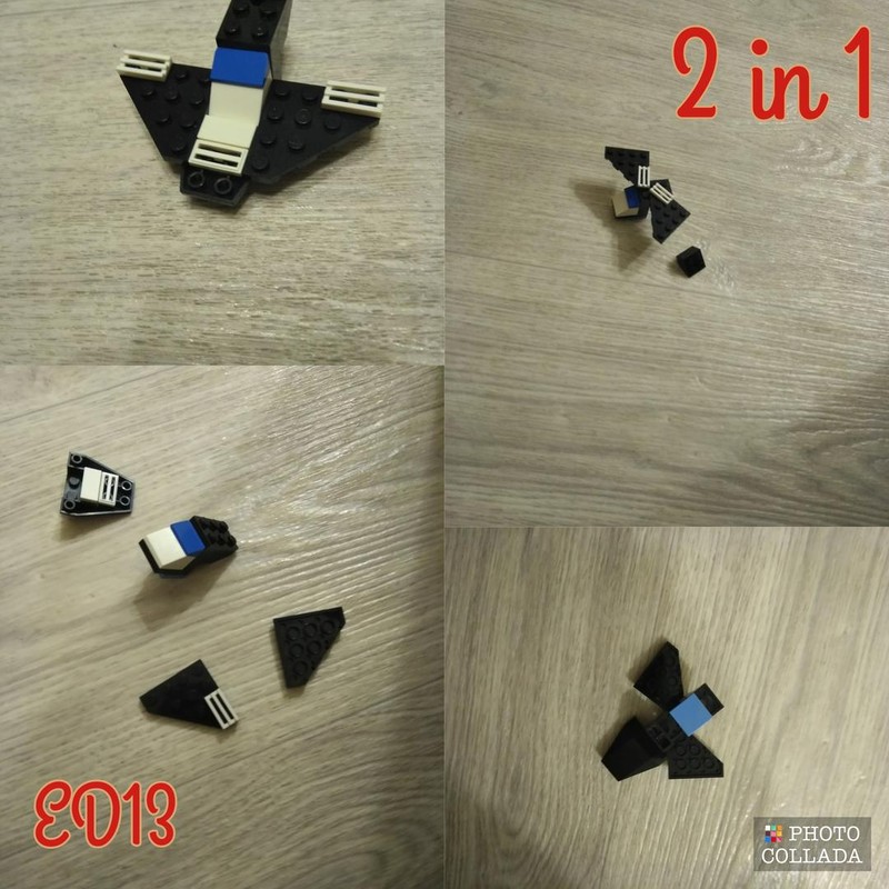 Lego 2 in 1: helicopter and plane
