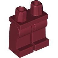 Lego Hips  and Legs Plain / Dark Red