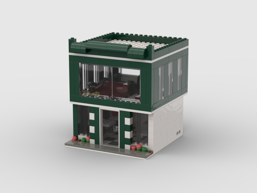 Lego Modular Coffee Shop and Lounge