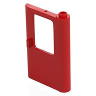 Lego Door 1 x 4 x 5 Train Right / Red