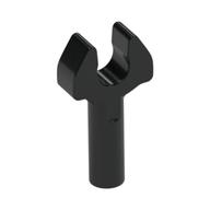 Lego Bar 1L with Clip [Cut Edges and One Side Hole] [Full Clip] / Metallic Silver
