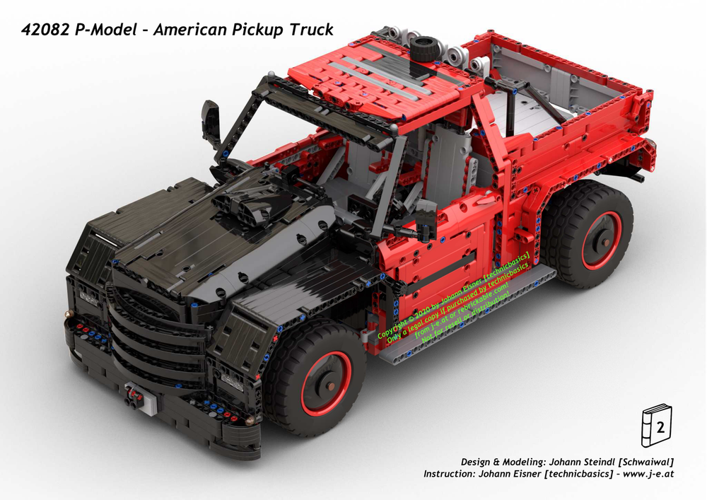 Lego 42082 P-Model - American Pickup Truck