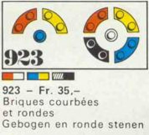 Lego 50 bricks, curved and round