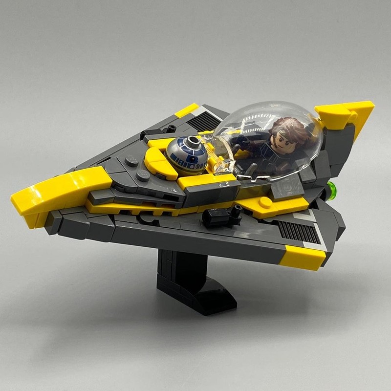 Lego Anakin's Delta Starfighter – Chibi Scale – (Fan‑Made) Build Instructions