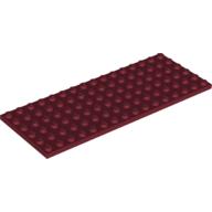 Lego Plate 6 x 16 / Dark Red