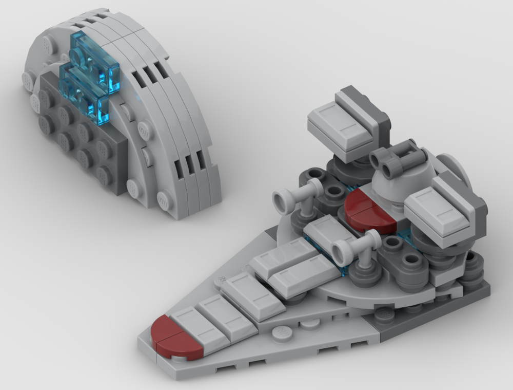 Lego 30708 Imperial Star-Destroyer and Surface Shield Generator (SW Alternate Build)