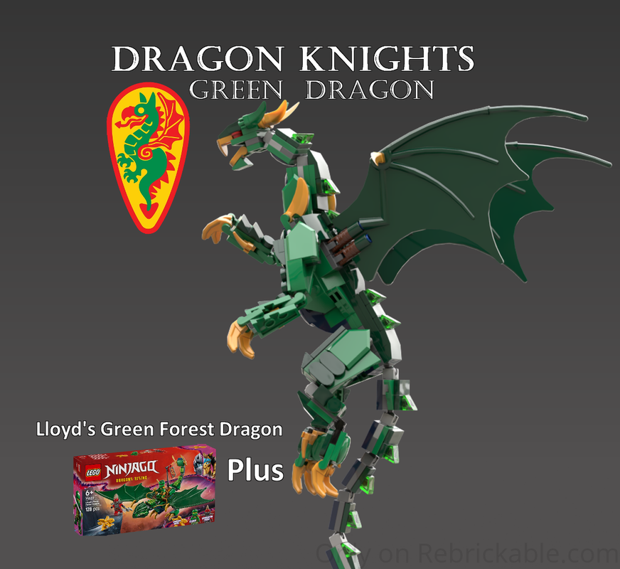 Lego Green Dragon