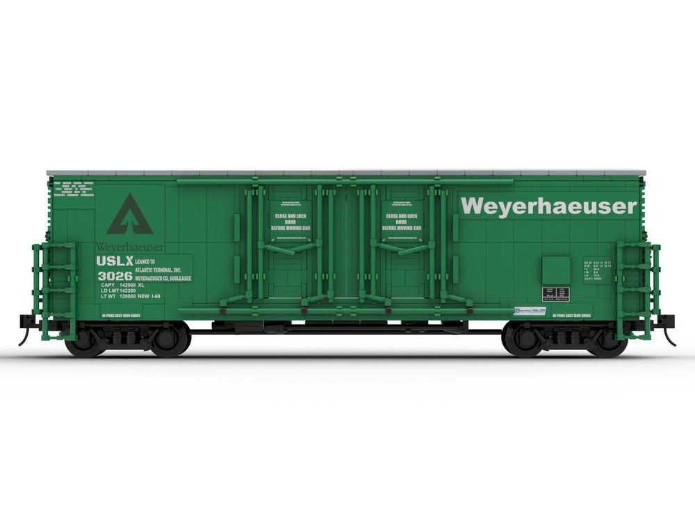 Lego 53ft Evans Double Plug Weyerhaeuser