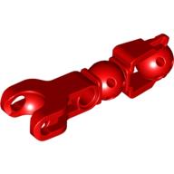 Lego Large Figure Skeletal, Limb with Ball Joint, and Ball Socket and Hole / Red