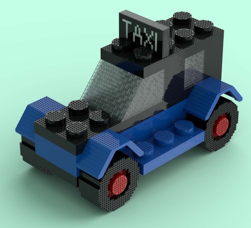 Lego Large Scale Classic Town Taxi (No.608)