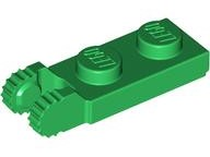 Lego Hinge Plate 1 x 2 Locking with 2 Fingers on End / Green