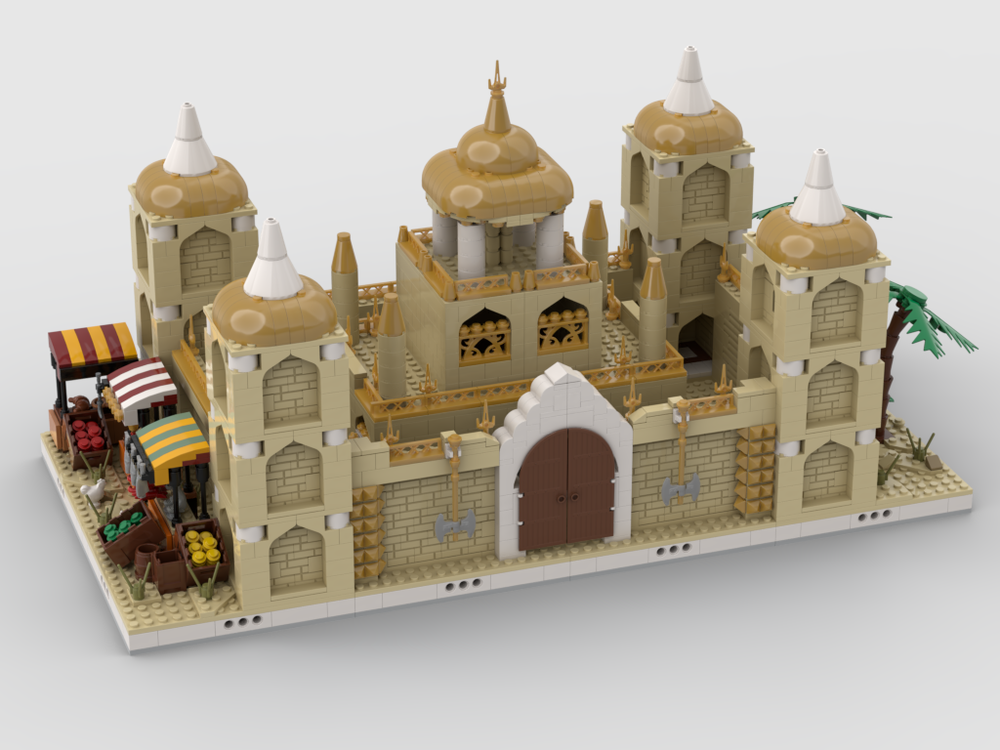 Lego Desert Palace for a Modular Desert village