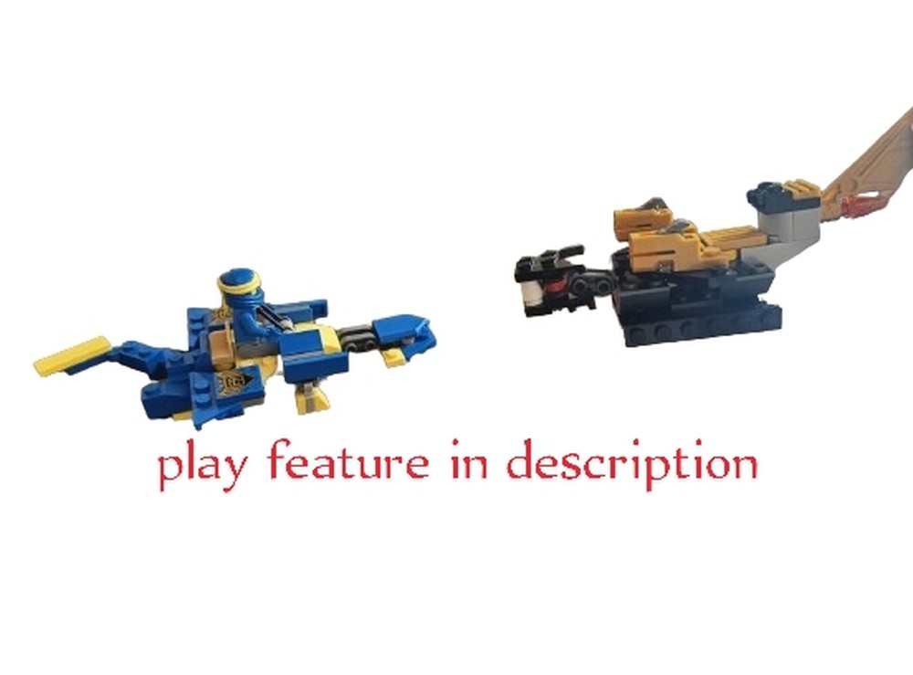 Lego 71784-jay's mech dragon battle