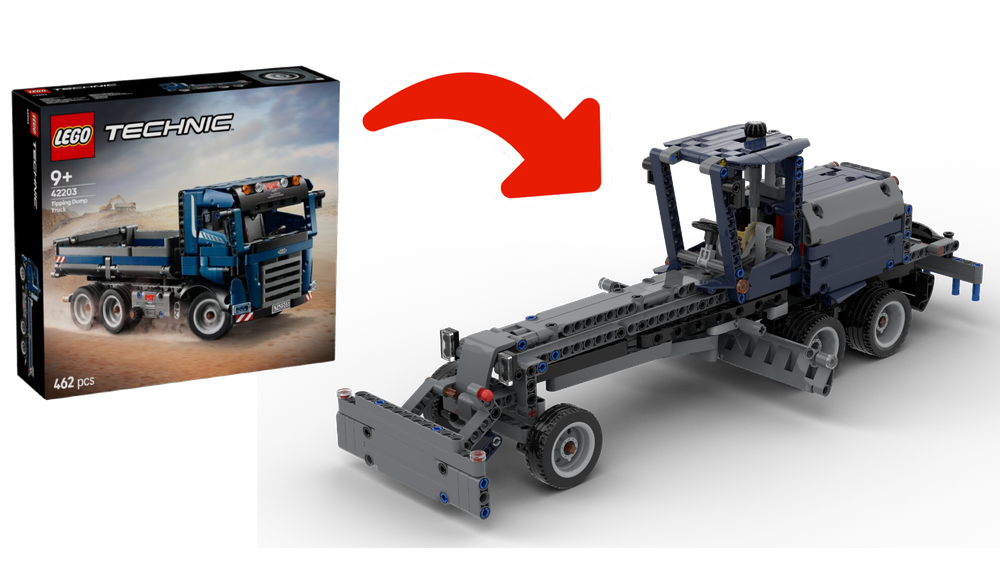 Lego road grader alt 42203