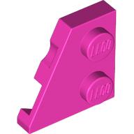 Lego Wedge Plate 2 x 2 Left / Dark Pink