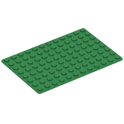 Lego Baseplate 8 x 12 / Green