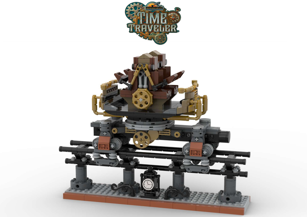 Lego ROLLERCOASTER - TIME TRAVELER - SILVER DOLLAR CITY