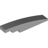 Lego Brick Curved 1 x 6 / Light Bluish Gray