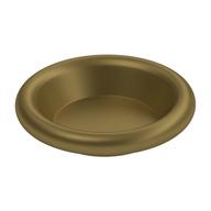Lego Equipment Dish / Plate / Bowl 3 x 3 [Plain] / Metallic Gold