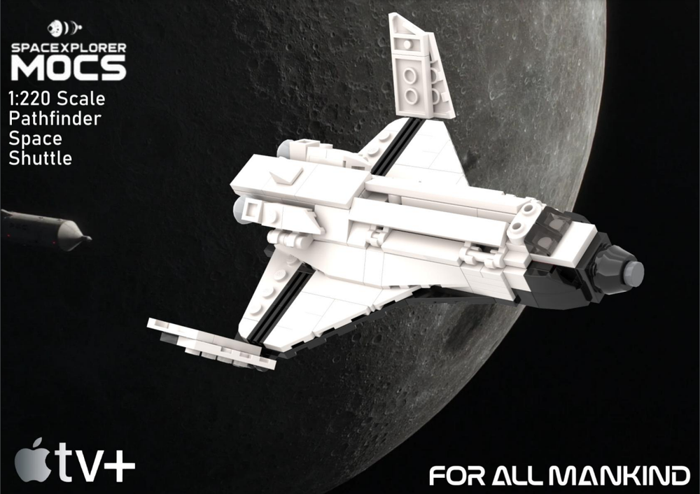 Lego 1:220 Scale For All Mankind Pathfinder space shuttle