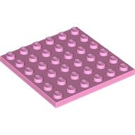 Lego Plate 6 x 6 / Bright Pink