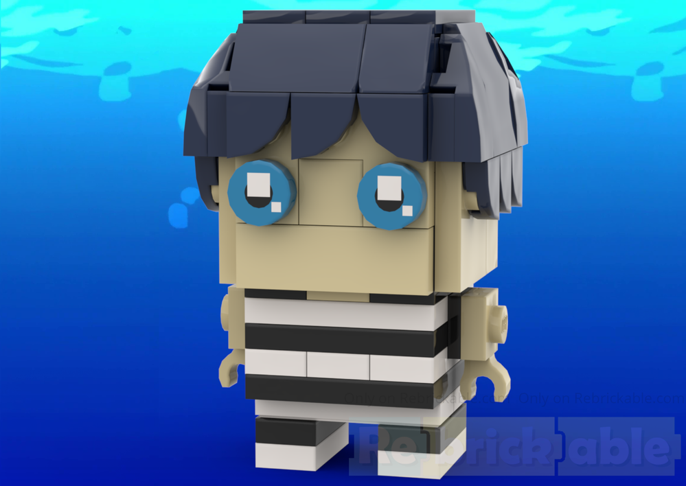 Lego Persona 3 Pharos BrickHead