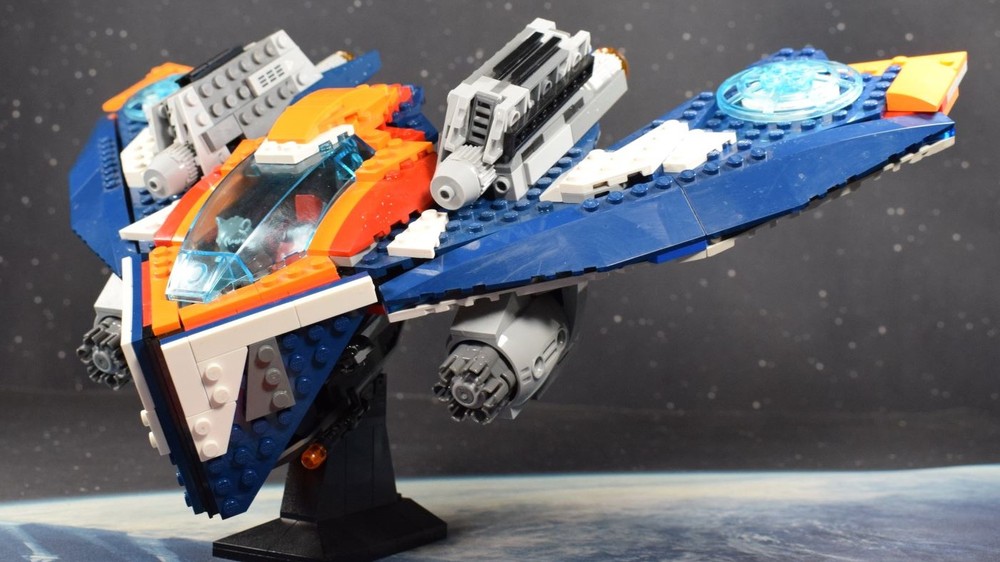 Lego Rocket Racoon's Warbird: The Bandit's Insanity