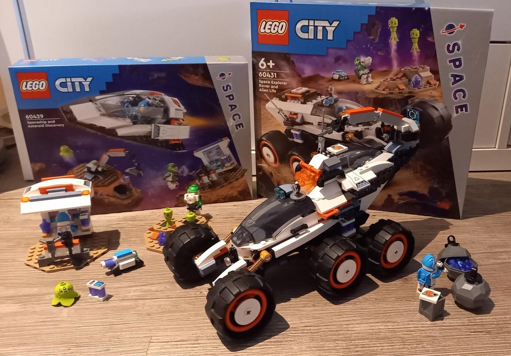 Lego Space Scorpio Crane Rover 60431 + 60429