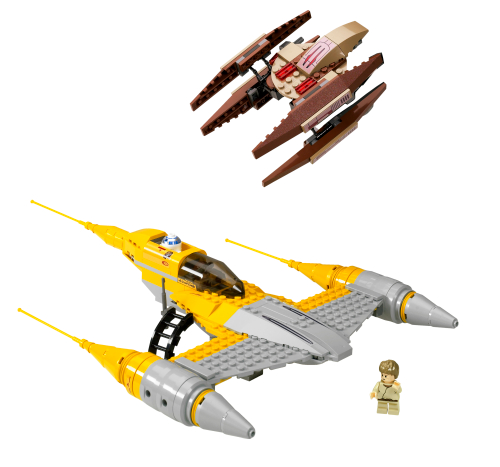 Lego Naboo N-1 Starfighter and Vulture Droid