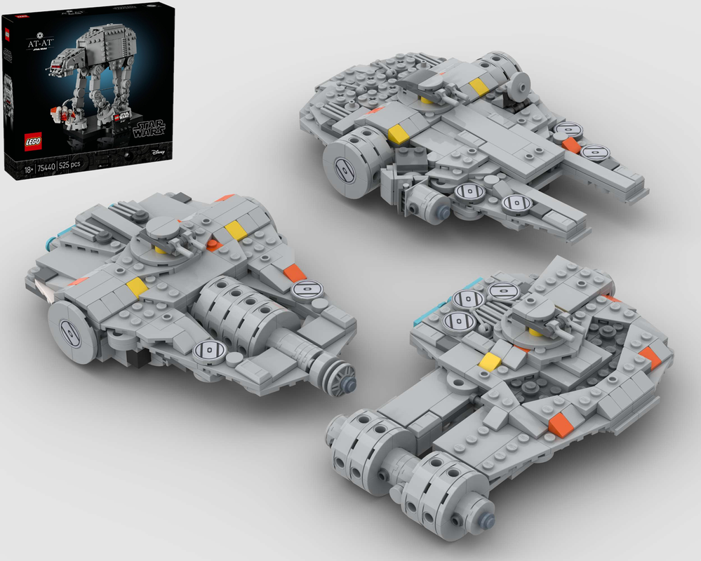 Lego YT Freighter 3-in-1 Alternate Builds Bundle - 75440 AT-AT