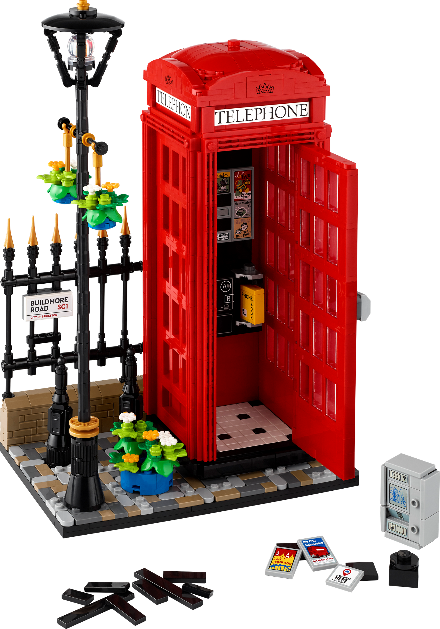 Lego Red London Telephone Box