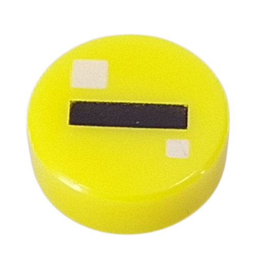 Lego Tile Round 1 x 1 with Eye, Narrow Iris Print