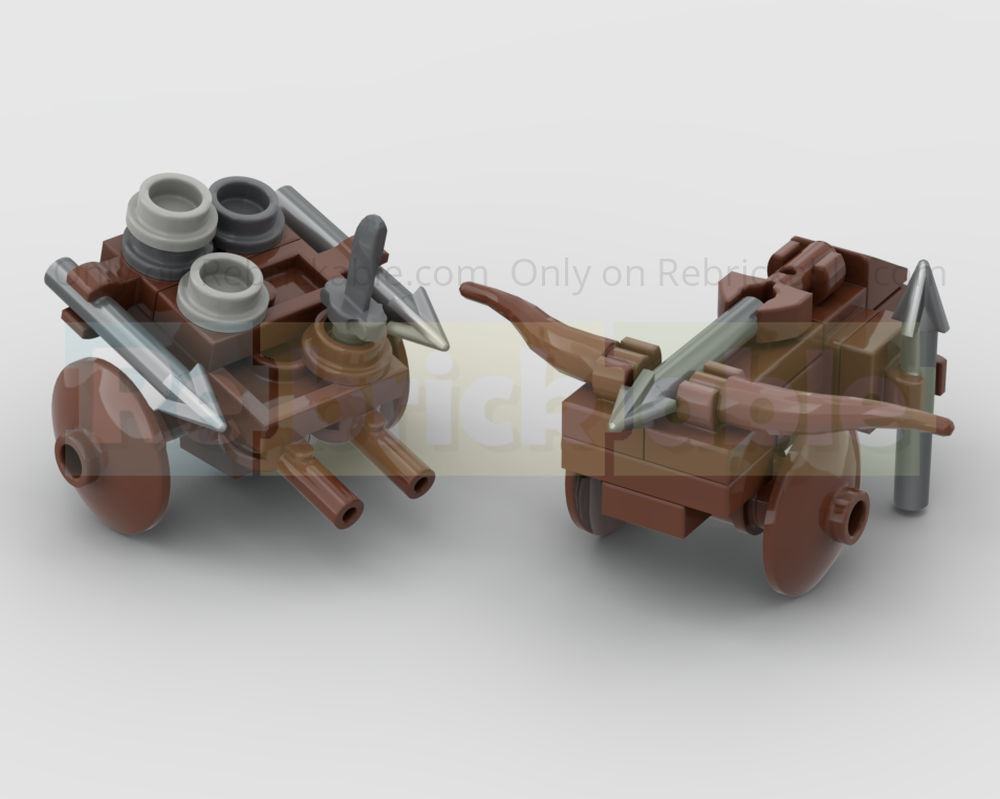 Lego Ballista and Ammo Cart