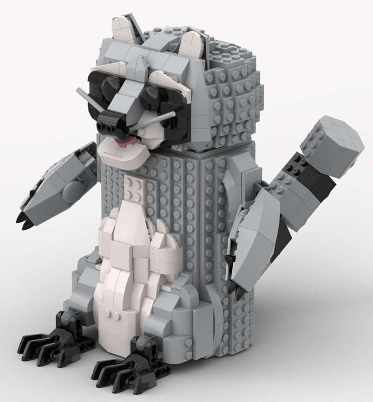 Lego Raccoon - Trash Panda