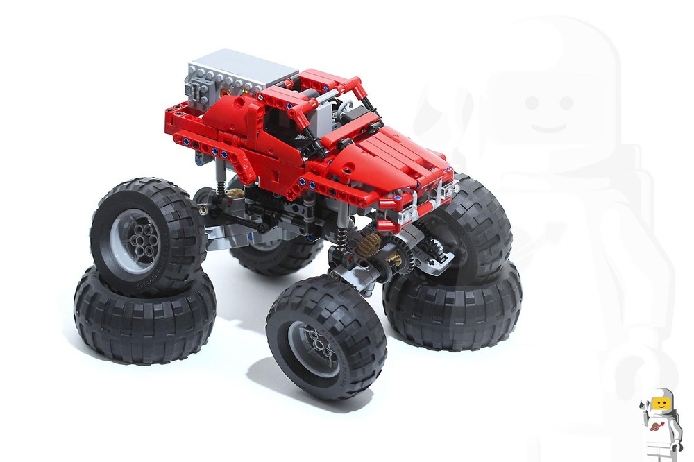 Lego Motorized and RC 42005 Monster Truck