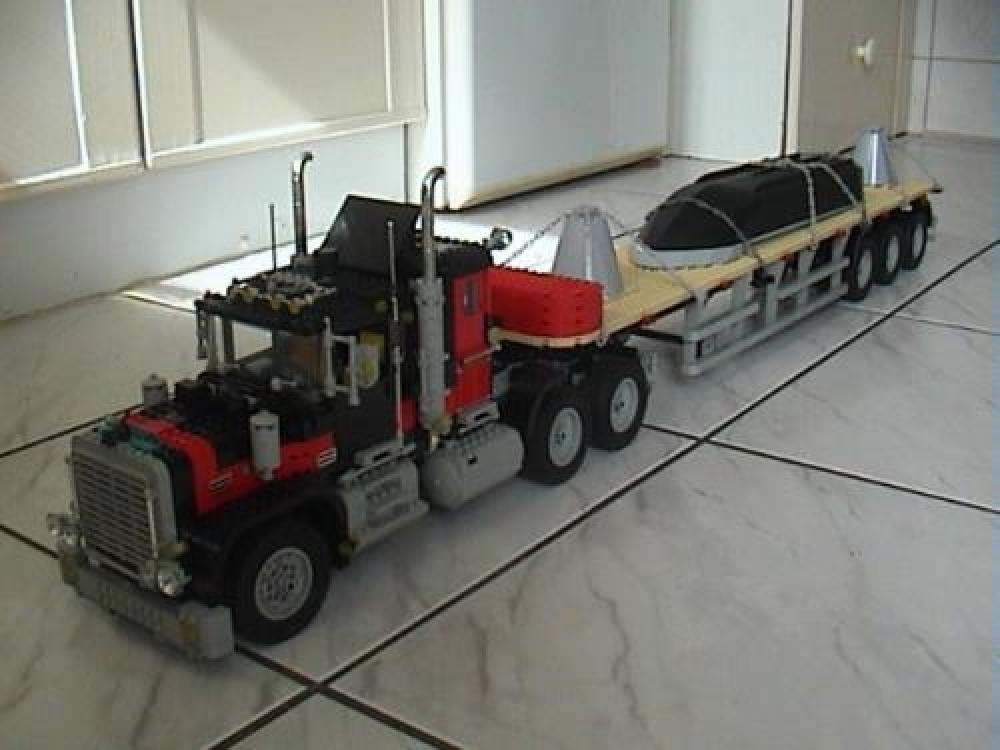 Lego Flatbed Trailer for 5571 Blackcat