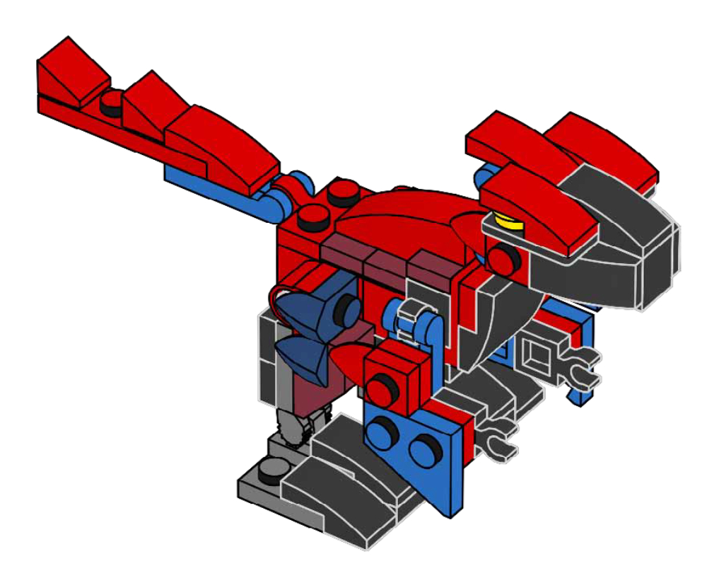 Lego Pyroraptor