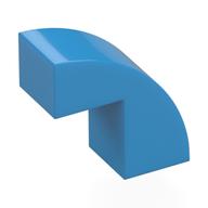 Lego Brick Curved 1 x 2 x 1 2/3 with 1 Cutout / Dark Azure