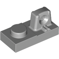 Lego Hinge Plate 1 x 2 Locking with 1 Finger On Top / Light Bluish Gray
