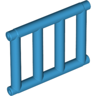 Lego Bar 1 x 4 x 3 [End Tabs] / Dark Azure