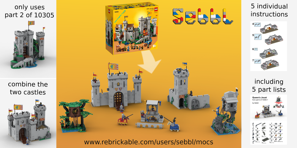Lego 10305: Medieval Castle World - Part 1
