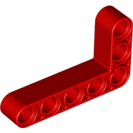 Lego Technic Beam 3 x 5 L-Shape Thick / Red