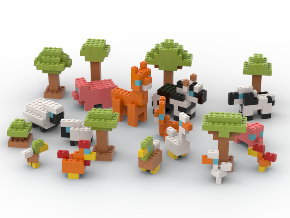 Lego 11030 - Farm Animals & trees